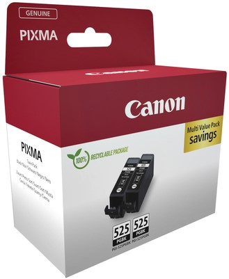 Inktcartridge Canon PGI-525 zwart 2x 2 Stuk-2