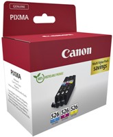Inktcartridge Canon CLI-526 3 kleuren 3 Stuk-2