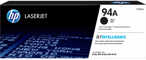 Tonercartridge HP CF294A 94A zwart 1 Stuk