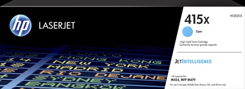 Tonercartridge HP W2031X 415X blauw 1 Stuk