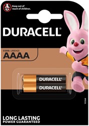 Batterij Duracell AAAA Ultra alkaline 2 Stuk