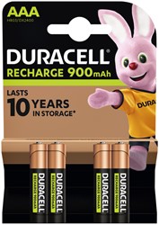 Batterij oplaadbaar Duracell AAA Ultra rcr 900mAh 4 Stuk