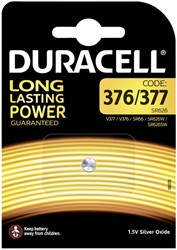 Batterij Duracell 377 duralock zilver oxide 1 Stuk