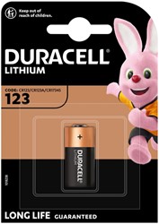 Batterij Duracell 123 lithium 1 Stuk