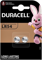 Batterij Duracell LR54 alkaline 2 Stuk