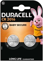 Batterij Duracell 2016 lithium 2pck 2 Stuk