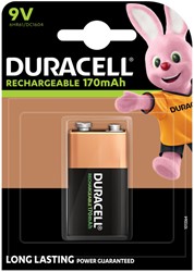 Batterij oplaadbaar Duracell 9v hr9v 1 Stuk