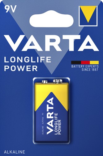 Batterij Varta Longlife Power 9v 1 Stuk