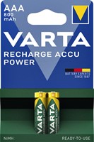 Batterij oplaadbaar Varta AAA 800mAh ready2use 2 Stuk