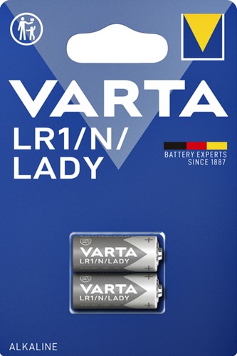 Batterij VARTA 2x LR1 N Lady alkaline 2 Stuk