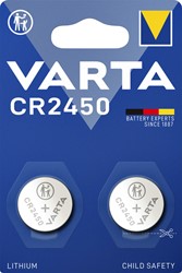 Batterij VARTA knoopcel 2x CR2450 lithium 2 Stuk