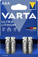Batterij Varta Ultra lithium 4x AAA 4 Stuk