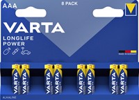 Batterij VARTA Longlife Power 8x AAA