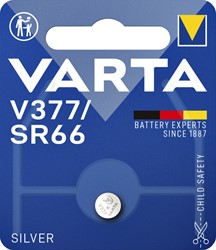 Batterij VARTA knoopcel V377 horloge 1 Stuk
