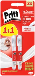 Correctiepen Pritt fluid 8ml blister a 1+1 2 Stuk