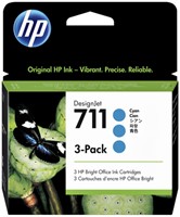 Inktcartridge HP CZ134A 711 blauw 3 Stuk
