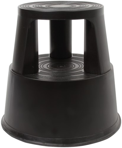 Opstapkruk Quantore 42cm kunststof zwart 1 Stuk