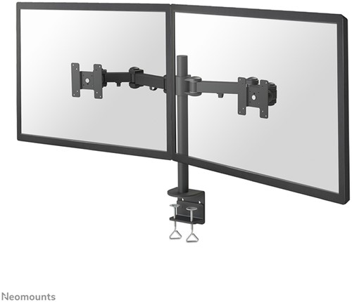 Monitorarm Neomounts D960D 2x 10 27 inch klem zw 1 Stuk