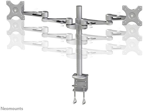 Monitorarm Neomounts D935D 2x 10 27 inch klem zi 1 Stuk-1