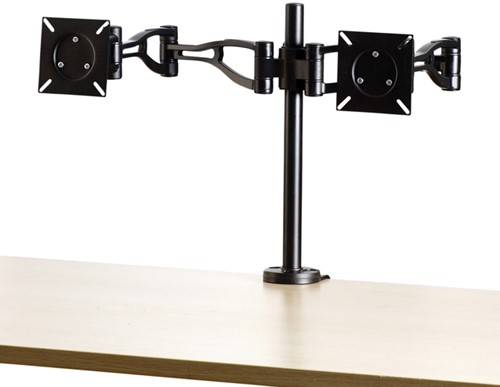 Monitorarm Fellowes Vista dubbel zwart 1 Stuk-3