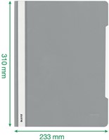 Snelhechter Leitz Standaard A4 gerecycled PP wit-4