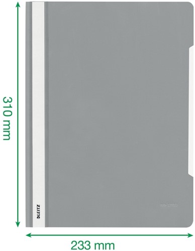 Snelhechter Leitz Standaard A4 gerecycled PP oranje-2