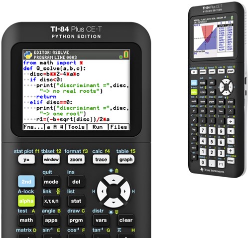 Rekenmachine Texas TI-84 Plus CE-T Python Edition 1 Stuk-3