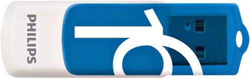 USB stick 2.0 Philips Vivid Edition 16GB blauw 1 Stuk-2
