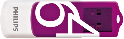USB stick 2.0 Philips Vivid edition 64GB paars 1 Stuk-2