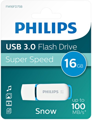 USB stick 3.0 Philips Snow Edition 16GB blauw 1 Stuk-3