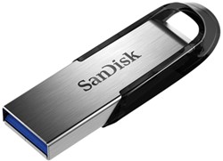 USB stick 3.0 Sandisk Cruzer Ultra Fla USB-A 256GB 1 Stuk