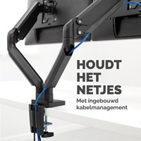 Monitorarm Fellowes Platinum Series dubbel hor 1 Stuk-3
