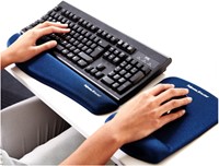 Polssteun Fellowes Plush Touch blauw 1 Stuk-3