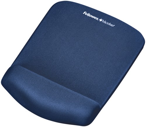 Muismatpolssteun Fellowes Plush Touch blauw 1 Stuk