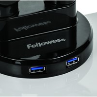 Monitorarm Fellowes Platinum Series driedubbel hor 1 Stuk-3