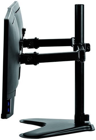Monitorarm Fellowes Seasa vrijstaand dubbel zwart 1 Stuk-1