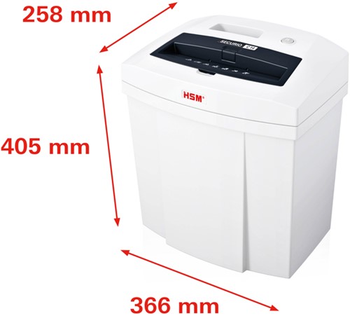 Papiervernietiger HSM Securio C14 3.9mm 1 Stuk-2