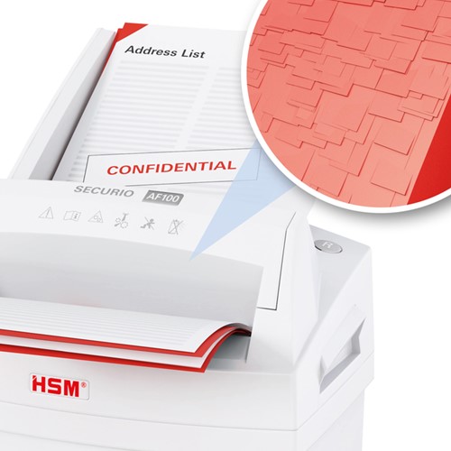 Papiervernietiger HSM Securio AF100 4x25mm 1 Stuk-4