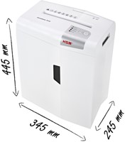 Papiervernietiger HSM shredstar X10 4.5x30mm CD 1 Stuk-2
