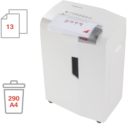 Papiervernietiger HSM shredstar X13 4x37mm 1 Stuk-1