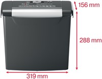 Papiervernietiger Rexel Momentum S206 6mm 1 Stuk-2