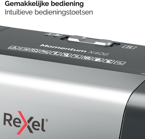 Papiervernietiger Rexel Momentum X406 4x28mm 1 Stuk-15