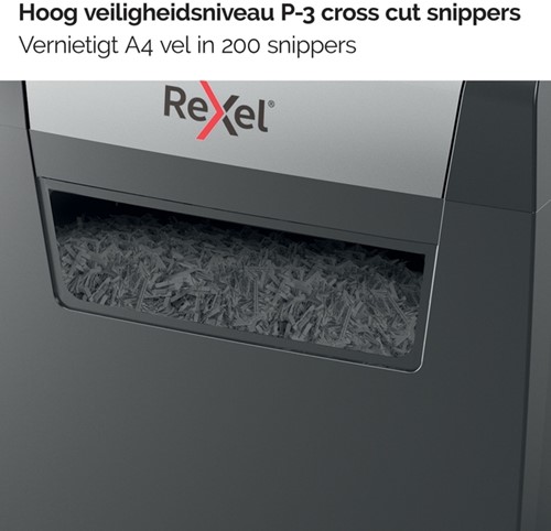 Papiervernietiger Rexel Momentum X308 snippers 5x42mm-10