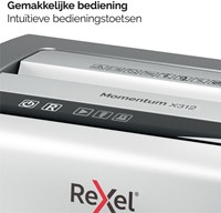 Papiervernietiger Rexel Momentum X312 5x42mm 1 Stuk-15