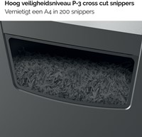 Papiervernietiger Rexel Momentum X312 snippers 5x42mm-9