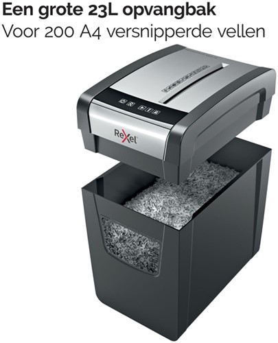 Papiervernietiger Rexel Momentum X312-SL snippers 5x42mm-2