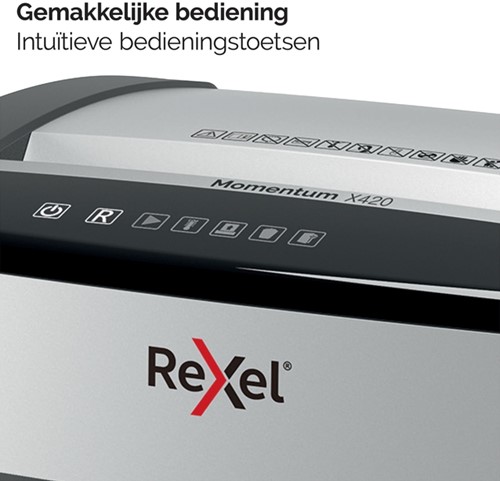 Papiervernietiger Rexel Momentum X420 snippers 4x40mm-14