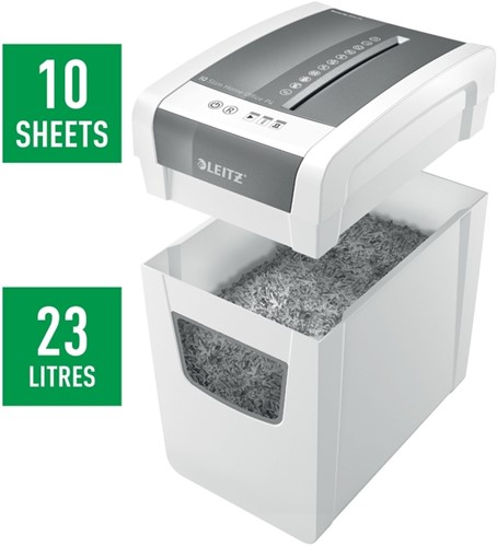 Papiervernietiger Leitz IQ Slim Home Office 4x28mm 1 Stuk-2