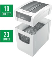 Papiervernietiger Leitz IQ Slim Home Office P4 snippers 4x28mm-10