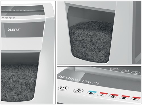 Papiervernietiger Leitz IQ Office Pro P5 snippers 2x15mm-12